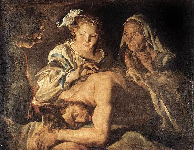 Matthias Stomer Samson and Delilah china oil painting image